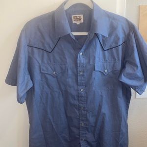 Blue Button Down
